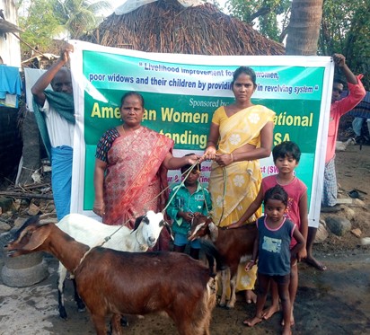 Goats – Jayanthi Goats purchased through an AWIU grant